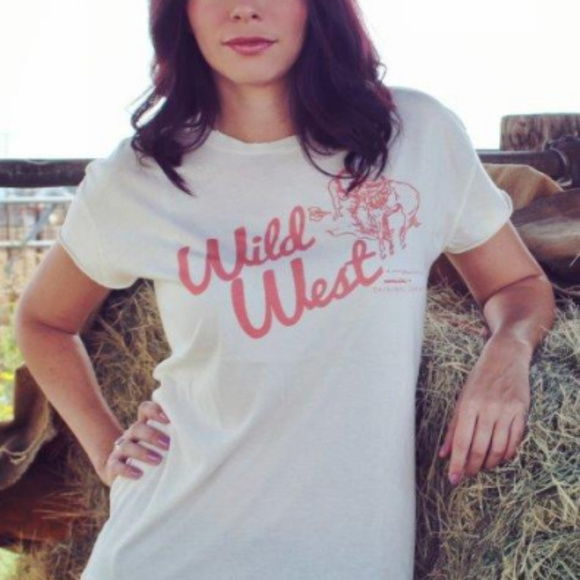 Wild West Distressed Vintage Tee - Picture 2 of 2